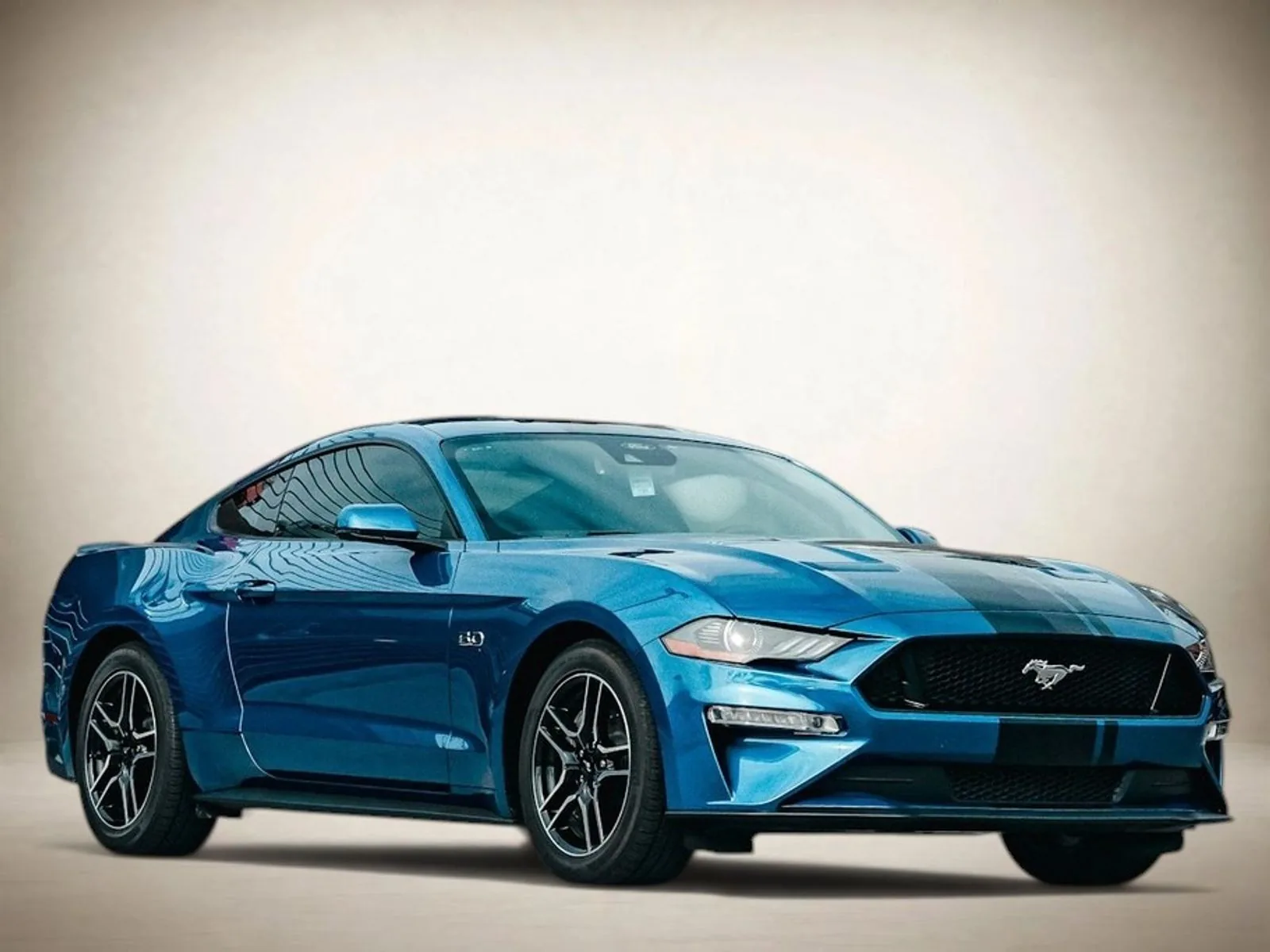 Processed result: car fills the frame on a studio background